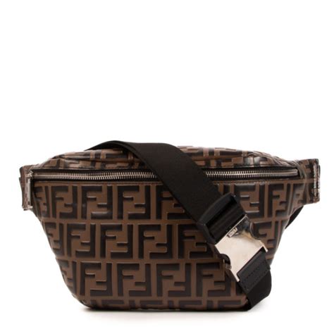 fendi ff embossed belt bag nero maya|Fendi astrology bags.